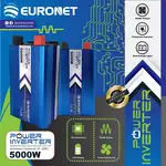 مبدل تبدیل اینورتر  5000 وات یورونت Euronet ولتاژ ورودی 24/12 ولت به 220 ولت دارای توان استارت 10000 وات دارای نمایشگر thumb 2