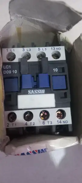 کنتاکتور 9 آمپر ساسین sassin مدل0910