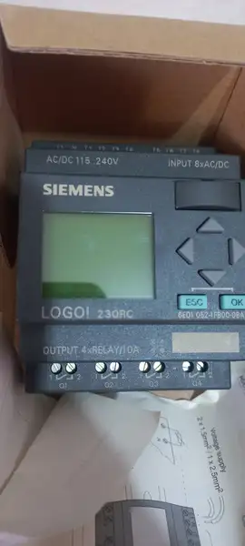 مینی پی ال سی PLC زیمنس مدل LOGO مدل 230RC کد052 1FB00 oBA5 6ED1