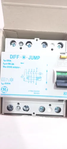 کلید محافظ جان آمریکایی برند DIFF JUMP سه فاز صنعتی 25 آمپر