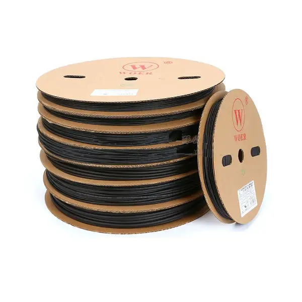 شیرینگ عایق وارنیش حرارتی  WOER  قطر سایز 3 میلیمتر مشکی
