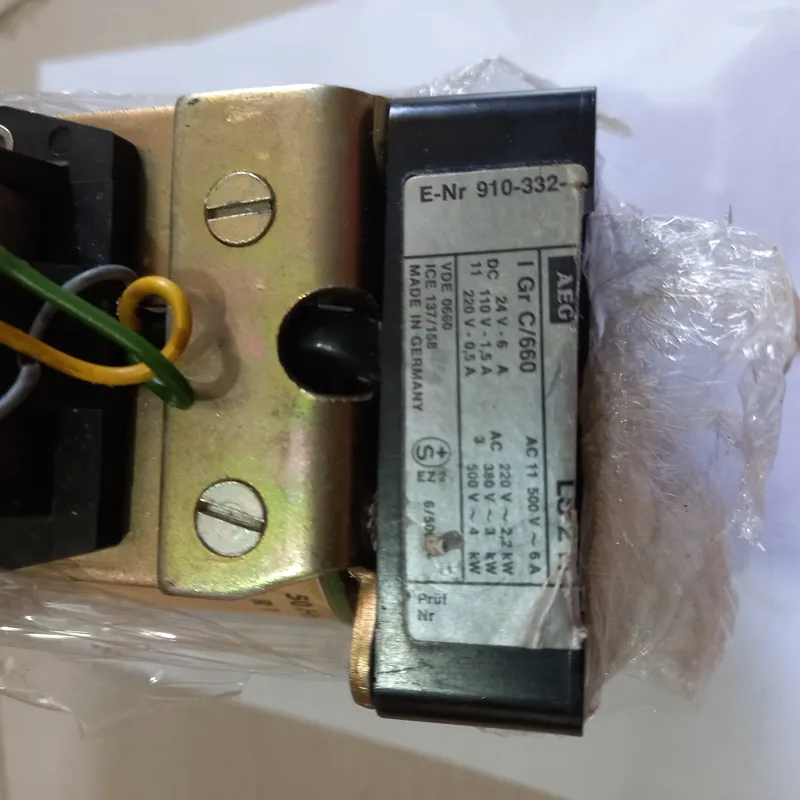 کنتاکتور AEG مدل LS 2R   55E بوبین 220 ولت آلمانی اصل 3 کیلو وات gallery0