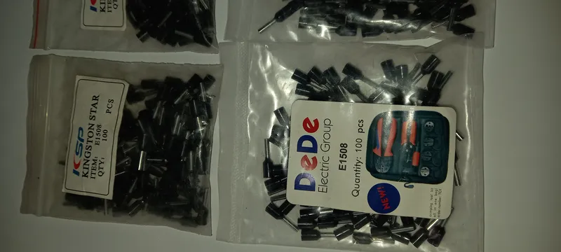 سرسیم وایرشو استوانه ای سایز 1.5 TE 1508 بسته 100 تایی gallery0
