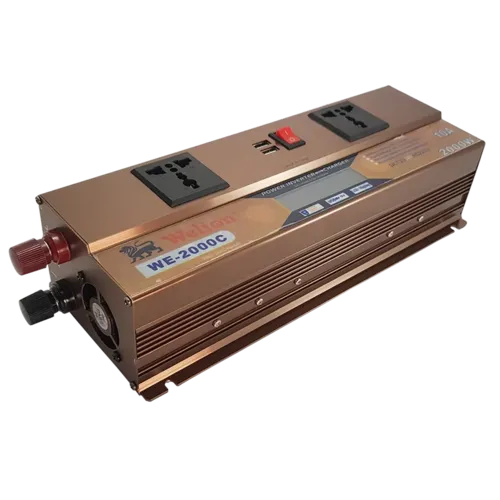 منبع تغذیه برق اضطراری 12 به 220 ups ویلیون 2000 اینورتر  شارژر welion با شارژر 10 آمپر مدل WE-2000c