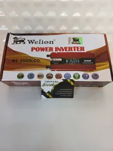 مبدل برق 12 به 220 ولت ویلیون قرمز (اینورتر) 2000 وات lcd رنگی مدل WE-2000 LCD gallery4