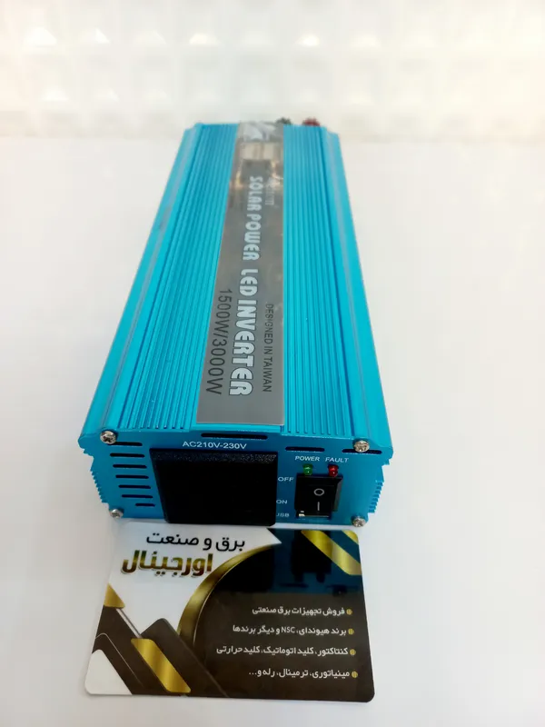 اینورتر مبدل تبدیل باتری خودرو 12 به 220 ویلیون 1500 وات توان استارت 3000 دارای نمایشگرINV-1500LED gallery2