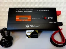 اینورتر شارژر تمام سینوسی (ups) ویلیون 2000 وات رنگ سیاه با شارژر 30 آمپر gallery0