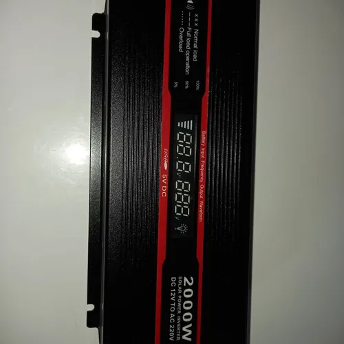 اینورتر 12 به 220 ولت 2000 وات lcd دارای فیوز خارجی