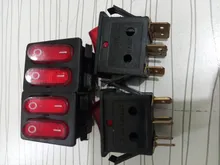 کلید راکر دو پل چراغدار مناسب بخاری برقی 16 آمپر gallery0