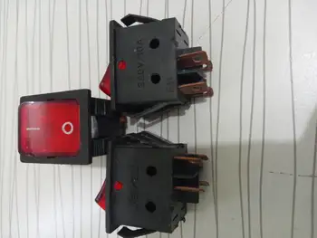 کلید راکر تک پل چراغدار 4 پین