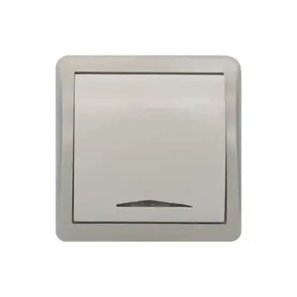 کلید تک پل روکار شهاب پارت الکتریک  ( بسته 5 عددی)