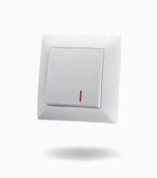 کلید تک پل روکار ایران الکتریک مدل الیزه سفید