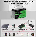 باتری 100آمپر 12 ولت لیتیوم فسفات آهن 100AH برند DATOU Boss thumb 5